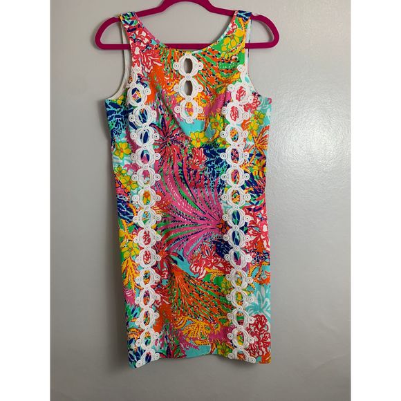 Lilly Pulitzer Dresses & Skirts - EUC Lilly Pulitzer Shift Dress Front Lace Detail